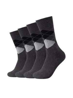 Foto van product camano Sokken 'Argyle' antraciet / lichtgrijs / donkergrijs