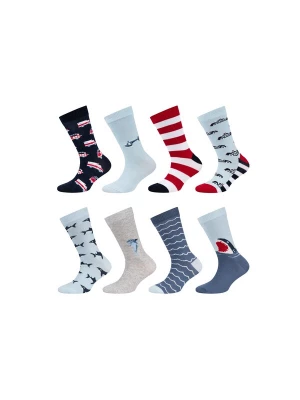 Foto van product camano Sokken beige / navy / lichtblauw / rood / zwart / wit