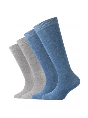 Foto van product camano Sokken blauw gemêleerd / grijs gemêleerd