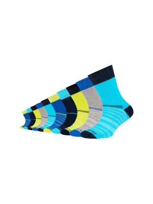 Foto van product camano Sokken navy / aqua / neongeel / grijs