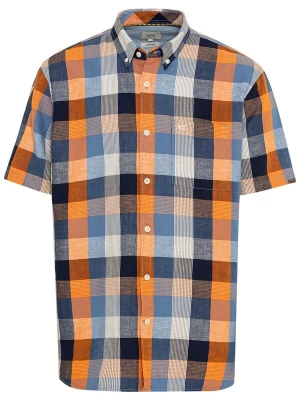 Foto van product CAMEL ACTIVE Overhemd beige / donkerblauw / oranje