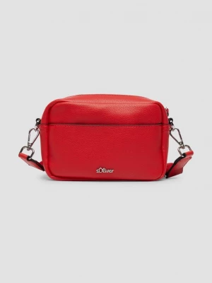 Foto van product Camera bag met logo-schouderriem en rits s.Oliver rood