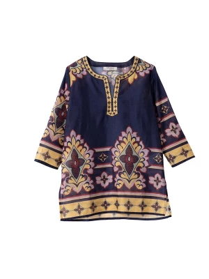 Foto van product Camomilla Italia Blouse 'Baddy' donkerblauw / geel