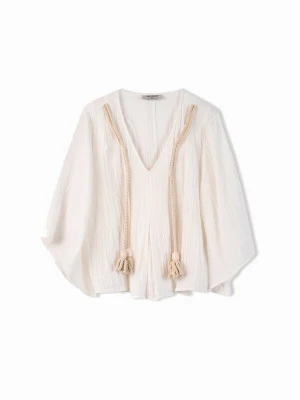 Foto van product Camomilla Italia Multifunctionele blouse 'BETSY' beige / wit