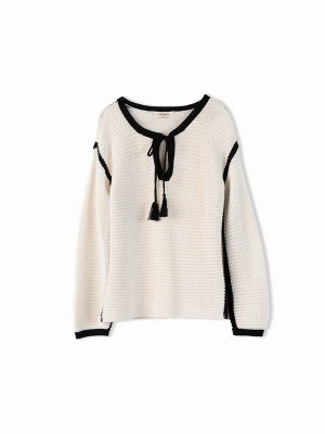 Foto van product Camomilla Italia Oversized trui 'MARCELLA' zwart / natuurwit