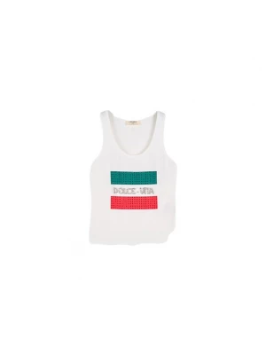 Foto van product Camomilla Italia Top 'TIBI' groen / rood / wit