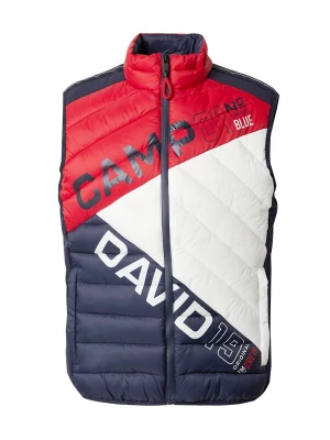 Foto van product CAMP DAVID Bodywarmer navy / rood / wit