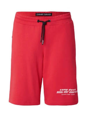 Foto van product CAMP DAVID Broek knalrood / wit