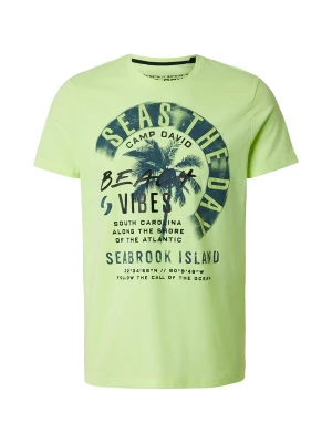 Foto van product CAMP DAVID Shirt donkerblauw / neongroen / zwart
