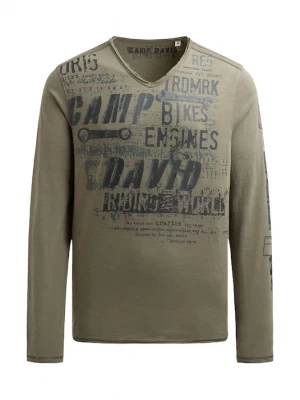 Foto van product CAMP DAVID Shirt grijs / kaki