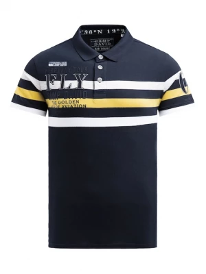 Foto van product CAMP DAVID Shirt navy / geel / wit