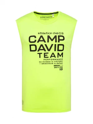 Foto van product CAMP DAVID Shirt neongeel / zwart