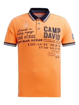 Foto van product CAMP DAVID Shirt oranje / zwart / wit