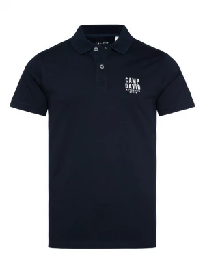 Foto van product CAMP DAVID Shirt 'SO:UL' nachtblauw / wit