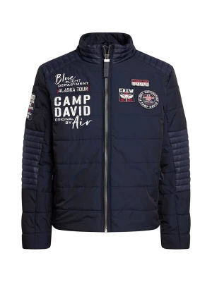 Foto van product CAMP DAVID Tussenjas navy / rood / wit