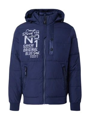 Foto van product CAMP DAVID Winterjas navy / wit