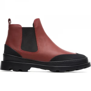 Foto van product CAMPER Brutus - Enkellaarzen voor Dames - Bruin, Smooth leather / Cotton fabric