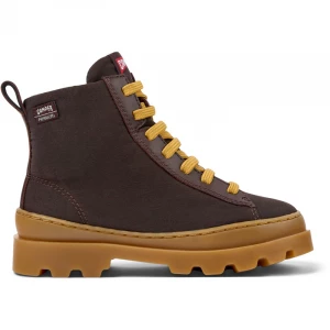 Foto van product CAMPER Brutus - Laarzen voor Meisjes - Bruin, Cotton fabric / Smooth leather