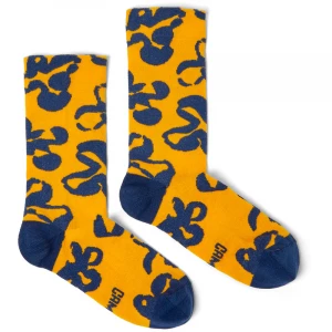 Foto van product CAMPER Calma Socks PYRATEX® - Unisex Sokken - Oranje, Blauw, Cotton fabric