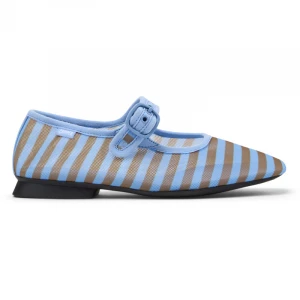Foto van product CAMPER Casi Myra - Ballerina’s voor Dames - Blauw, Bruin, Cotton fabric