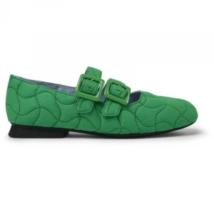 Foto van product CAMPER Casi Myra - Ballerina’s voor Dames - Groen, Cotton fabric