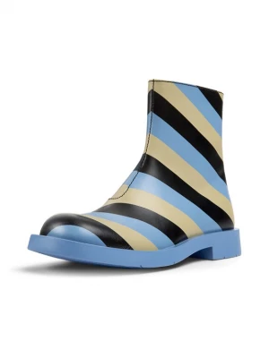 Foto van product CAMPER Enkellaarsjes '1978' lichtblauw / lichtgeel / zwart