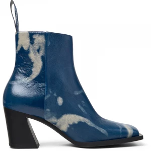 Foto van product CAMPER Karole - Enkellaarzen voor Dames - Blauw, Beige, Smooth leather