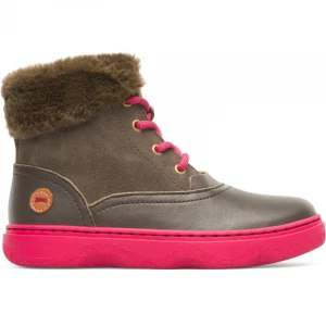 Foto van product CAMPER Kiddo - Laarzen voor Meisjes - Bruin grijs, Smooth leather