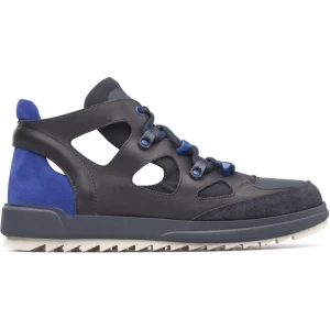 Foto van product CAMPER Marges - Enkellaarzen voor Heren - Blauw, Smooth leather / Cotton fabric