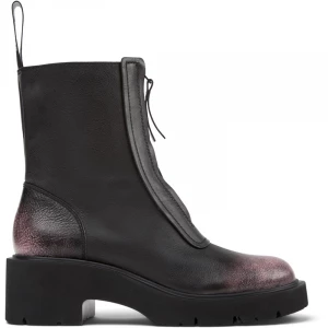 Foto van product CAMPER Milah - Enkellaarzen voor Dames - Zwart, Roze, Smooth leather