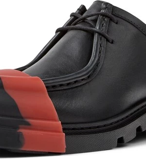 Foto van product CAMPER Mocassins 'Junction' donkerrood / zwart gemêleerd