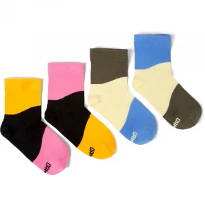 Foto van product CAMPER Odd Socks Pack - Unisex Sokken - Zwart, Roze, Oranje, Cotton fabric