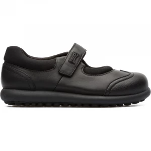 Foto van product CAMPER Pelotas - Ballerina’s voor Meisjes - Zwart, Cotton fabric / Smooth leather