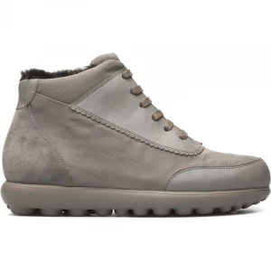 Foto van product CAMPER Pelotas Step - Enkellaarzen voor Dames - Grijs, Smooth leather / Cotton fabric