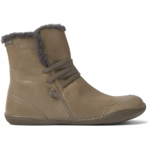 Foto van product CAMPER Peu - Enkellaarzen voor Dames - Bruin grijs, Smooth leather