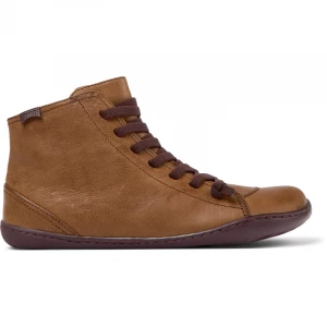 Foto van product CAMPER Peu - Enkellaarzen voor Dames - Bruin, Smooth leather