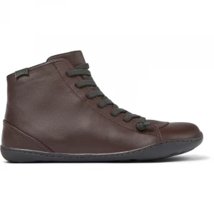 Foto van product CAMPER Peu - Enkellaarzen voor Dames - Kastanjebruin, Smooth leather