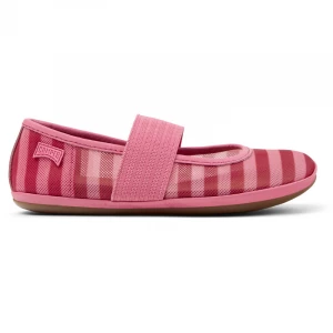 Foto van product CAMPER Right - Ballerina’s voor Meisjes - Roze, Rood, Cotton fabric / Smooth leather