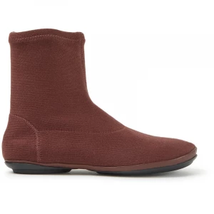 Foto van product CAMPER Right - Enkellaarzen voor Dames - Kastanjebruin, Cotton fabric / Smooth leather