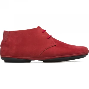 Foto van product CAMPER Right - Enkellaarzen voor Dames - Rood, Suede