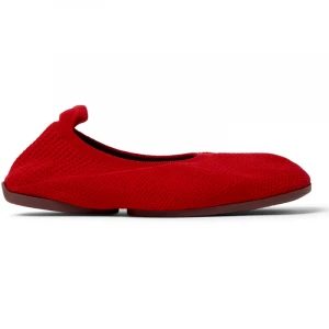 Foto van product CAMPER Right Niko - Nette schoenen voor Dames - Rood, Cotton fabric