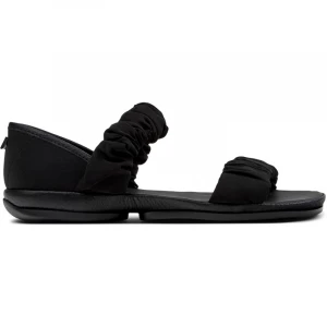 Foto van product CAMPER Right - Sandalen voor Dames - Zwart, Cotton fabric / Smooth leather