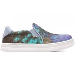 Foto van product CAMPER Runner - Sneakers voor - Blauw, Groen, Bruin, Cotton fabric / Smooth leather