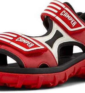 Foto van product CAMPER Sandalen met riem 'Drift Trail' rood / zwart / wit