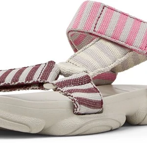 Foto van product CAMPER Sandalen met riem 'Karst' beige / bruin / lichtgrijs / pink