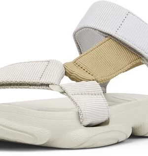 Foto van product CAMPER Sandalen met riem 'Karst' lichtbeige / lichtbruin / olijfgroen