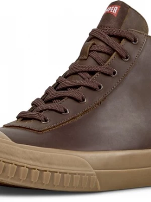 Foto van product CAMPER Sneakers hoog 'Camaleon 1975' chocoladebruin