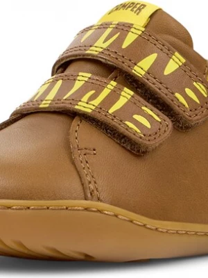 Foto van product CAMPER Sneakers 'Peu Cami' lichtbruin / neongeel