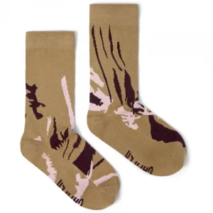 Foto van product CAMPER Socks - Unisex Sokken - Bruin, Kastanjebruin, Roze, Cotton fabric