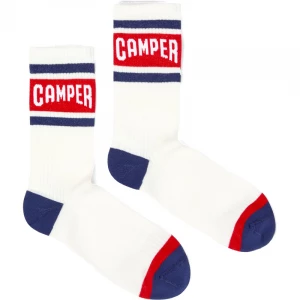 Foto van product CAMPER Socks - Unisex Sokken - Wit, Blauw, Rood, Cotton fabric